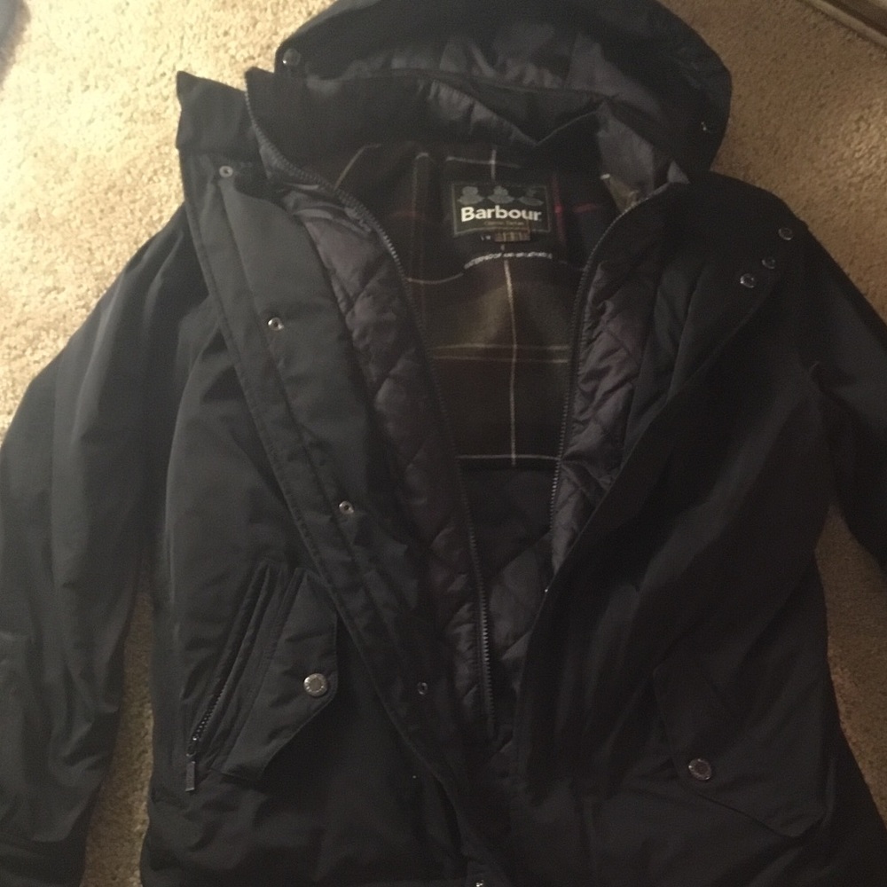 Barbour classic tartan jacket,